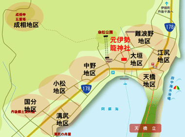 府中地区内マップ